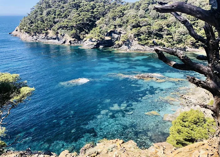 La Baie Climatise, Vue Mer, Pour 4 Personnes Avec Piscine Sur La Presqu'ile De Giens A Hyères